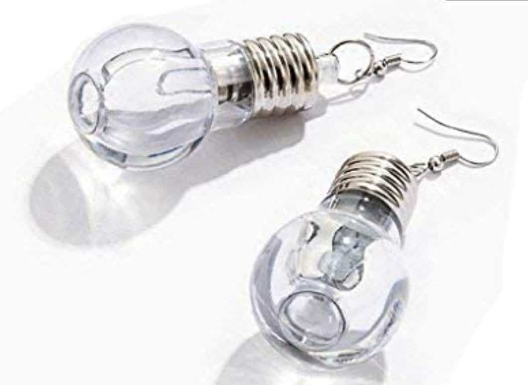 lightbulb earrings